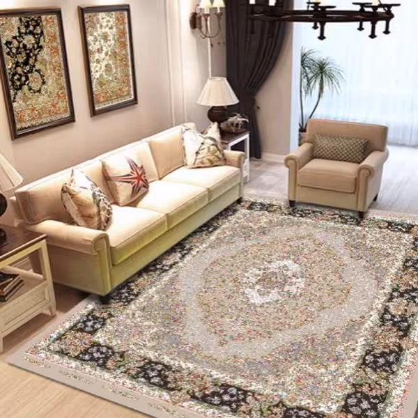 کاور فرش نگین ترمه سنتی مدل 338