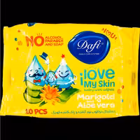 دستمال مرطوب پاک کننده و نرم کننده 20 عددی دافی