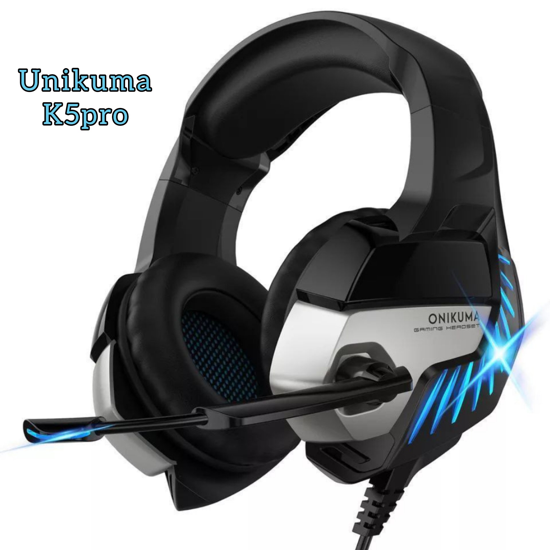 هدفون گیمینگ با کیفیت و نویز کنسلینگ دار Unikuma مدل K5pro اورجینال