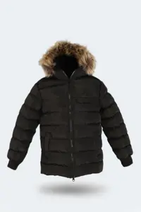 کاپشن مشکی دخترانه و پسرانه بچگانه CALISTO NEW کت انه یونیسکس Slazenger