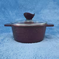 قابلمه گرانیتی سایز 20 پیلو PILAU قرمز شرابی