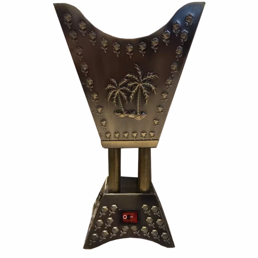 اسپند دود کن برقی کد 001-YC رنگ طلایی 