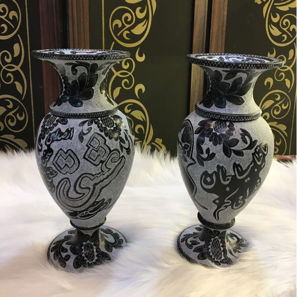 ست گلدان سنگی طرح درویش
