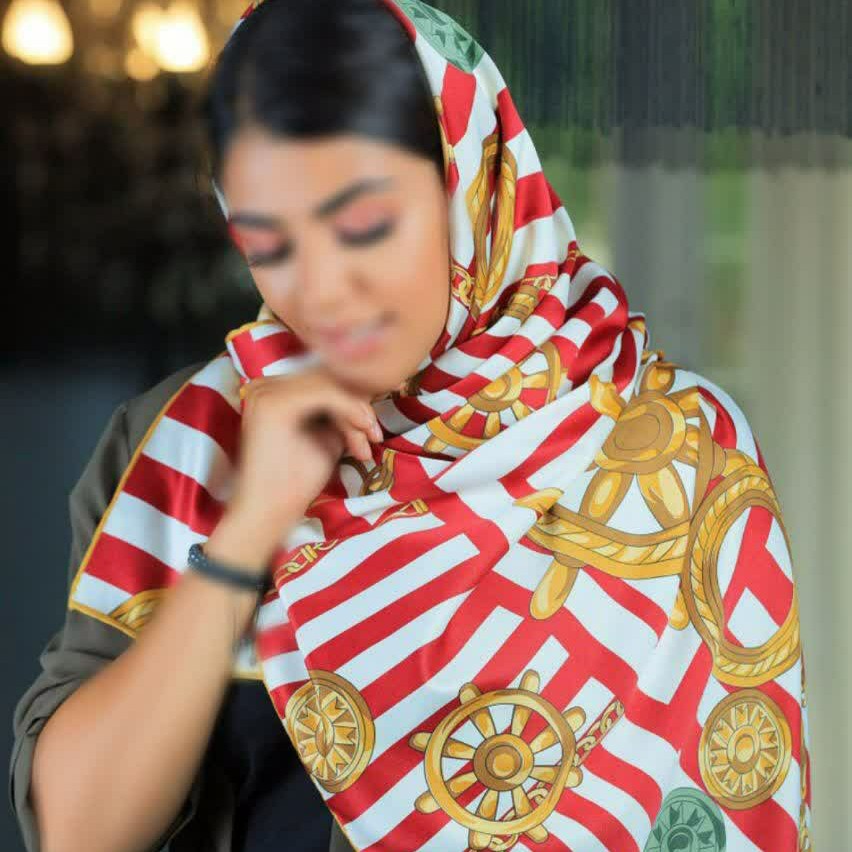 روسری مجلسی ابریشم
