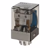 رله شیشه ای 110VDC فیندر دو کنتاکت 10 آمپر 60.12.9.110