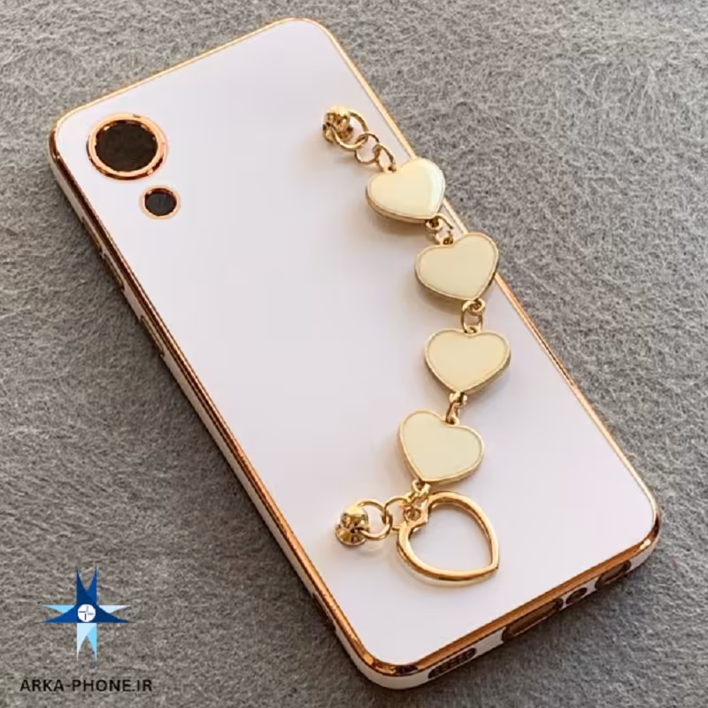 قاب گوشی Galaxy A03 Core سامسونگ مای کیس لاکچری زنجیری قلبی 1a03c31000