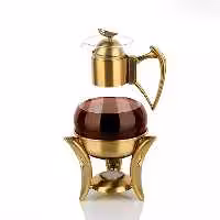 قهوه جوش تک استیل مدل لوپ (طلایی مات)