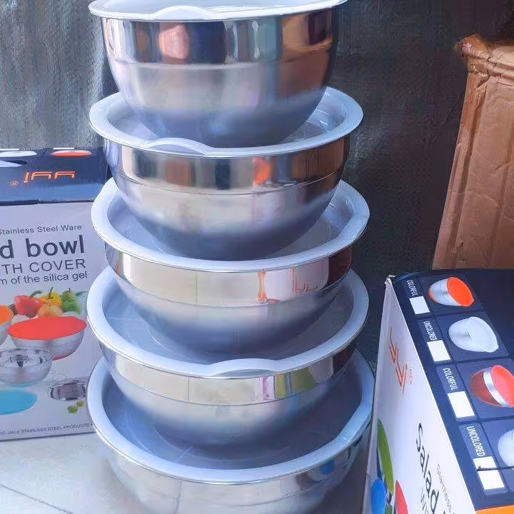 لگن 5تایی درب سفید باارسال رایگان