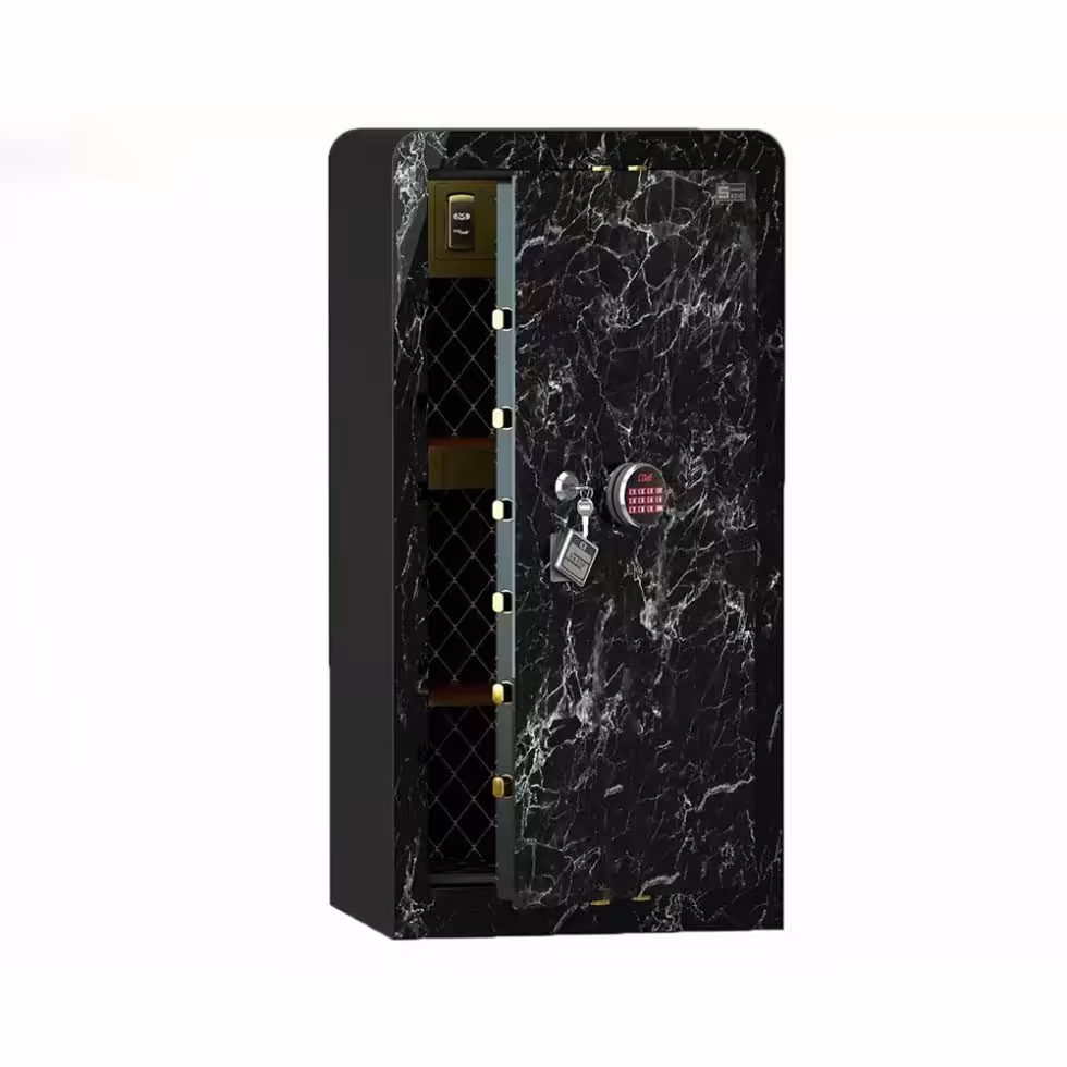 گاوصندوق هوشمند و لاکچری ضدسرقت و نسوز مدل 1200PROMAX - تلکام