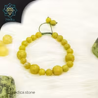 دستبند سنگ پادزهر معدنی(سرپنتین)  زرد مارچوبه ای
با کیفیت ترین نوع پادزهر 