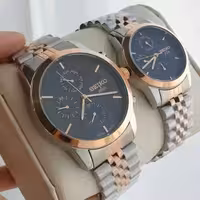 ساعت ست سیکو صفحه مشکی seiko plus