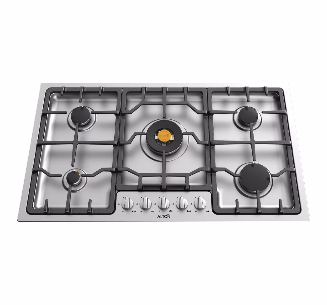 اجاق گاز صفحه ای آلتون توکار 5 شعله مدل IS525