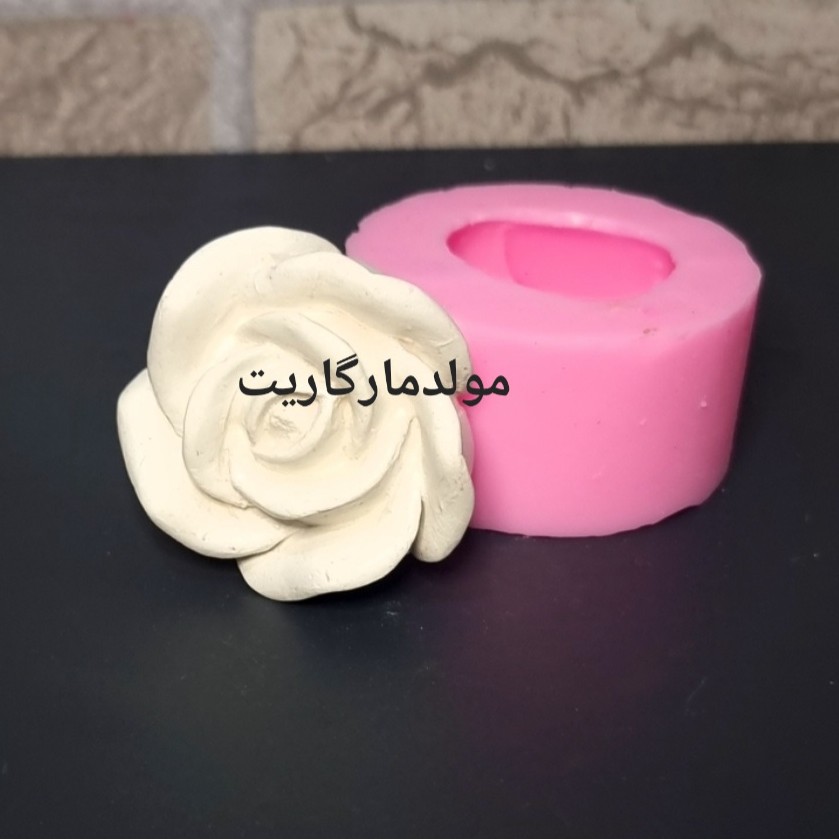 قالب سیلیکونی گل رز کوچک طول 6 سانت و ارتفاع 3 سانت