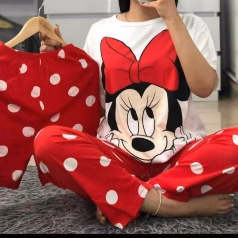 ست سه تکه پنبه گیاهی زیبا 