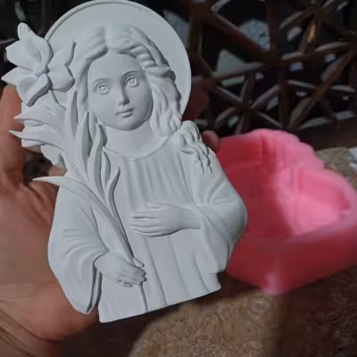 قالب سیلیکونی حنا دختری در مزرعه ارتفاع 15 سانت (قیمت تعداد دونه ای 30