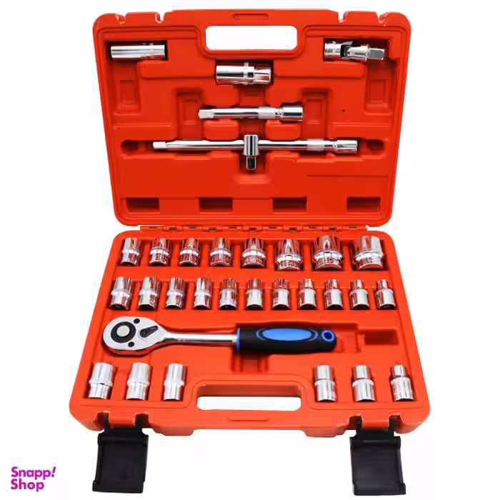 مجموعه 32 عددی آچار و سری بکس اسرانوی مدل YPGH-032