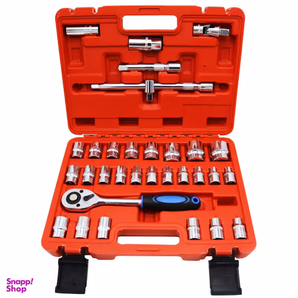 مجموعه 32 عددی آچار و سری بکس اسرانوی مدل YPGH-032