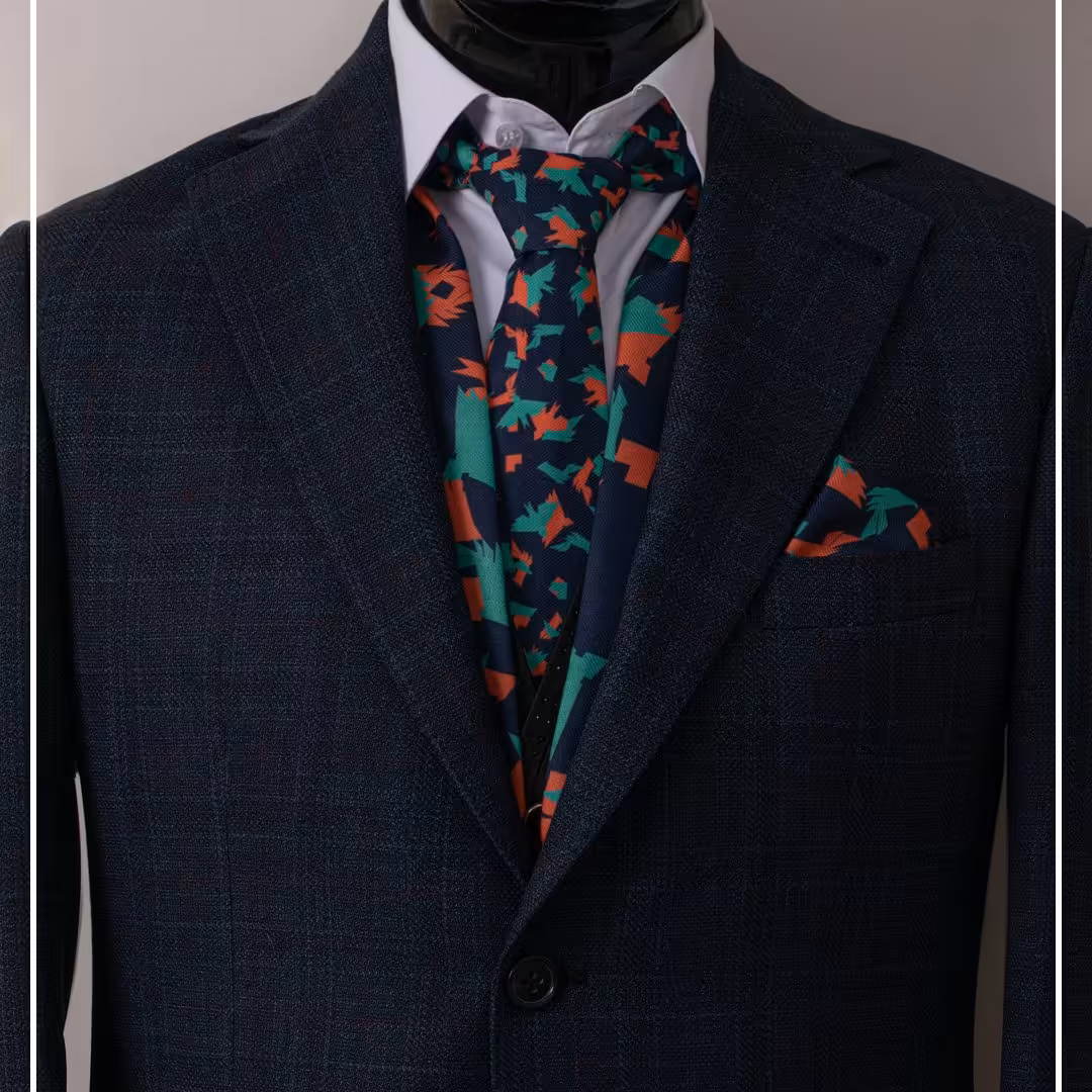 روسری شال کراوات و پوشت بصورت ست خانواده کد محصول 22