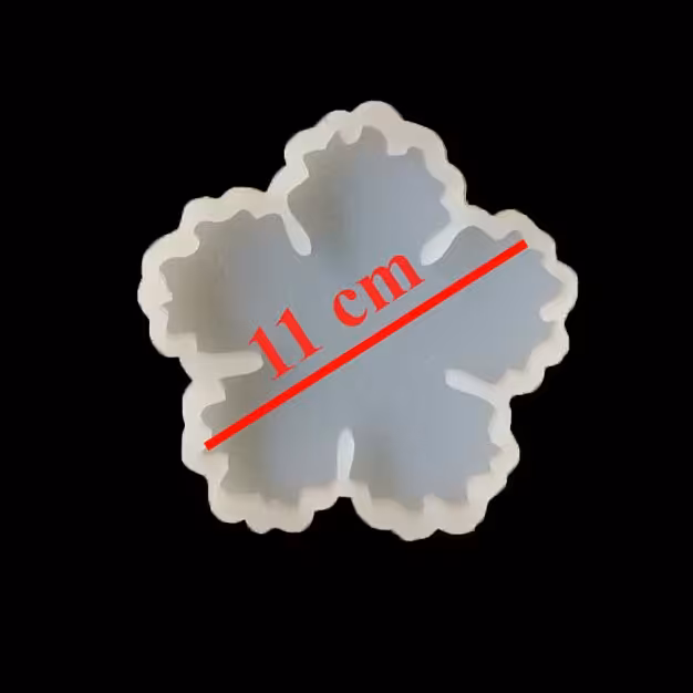 قالب سیلیکونی کد 119 ( گلبرگ 11 سانت )