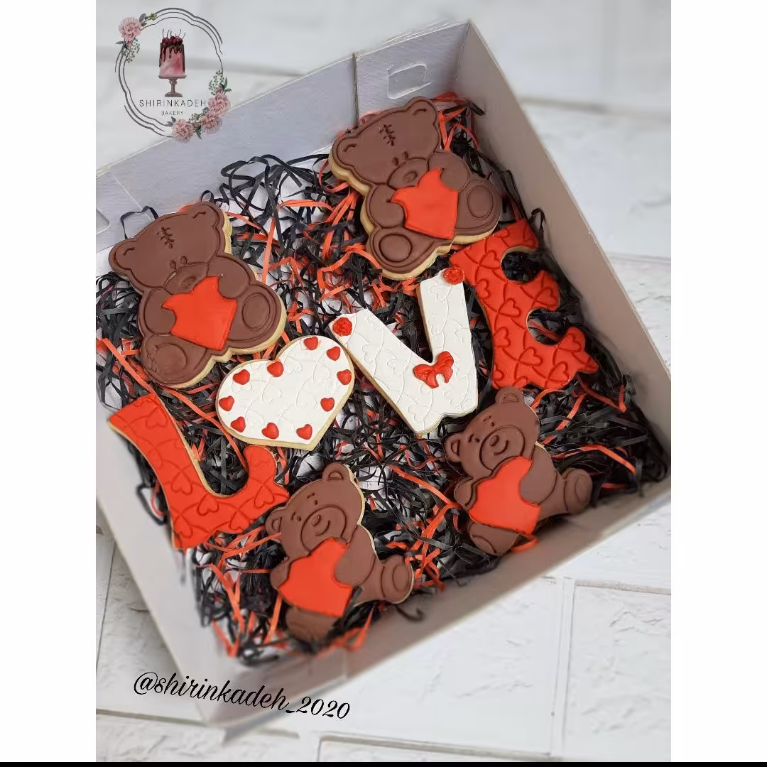 کوکی  ولنتاین(ارسال پسکرایه)