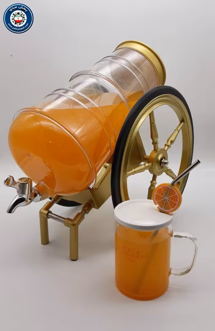 بشکه فانتزی مایعات طرح درشکه