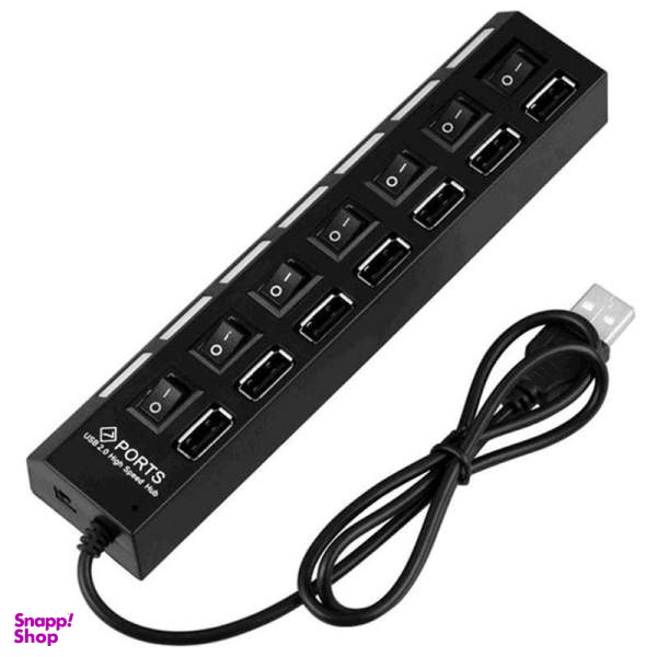هاب 7 پورت USB 20 مدل Hi-Speed