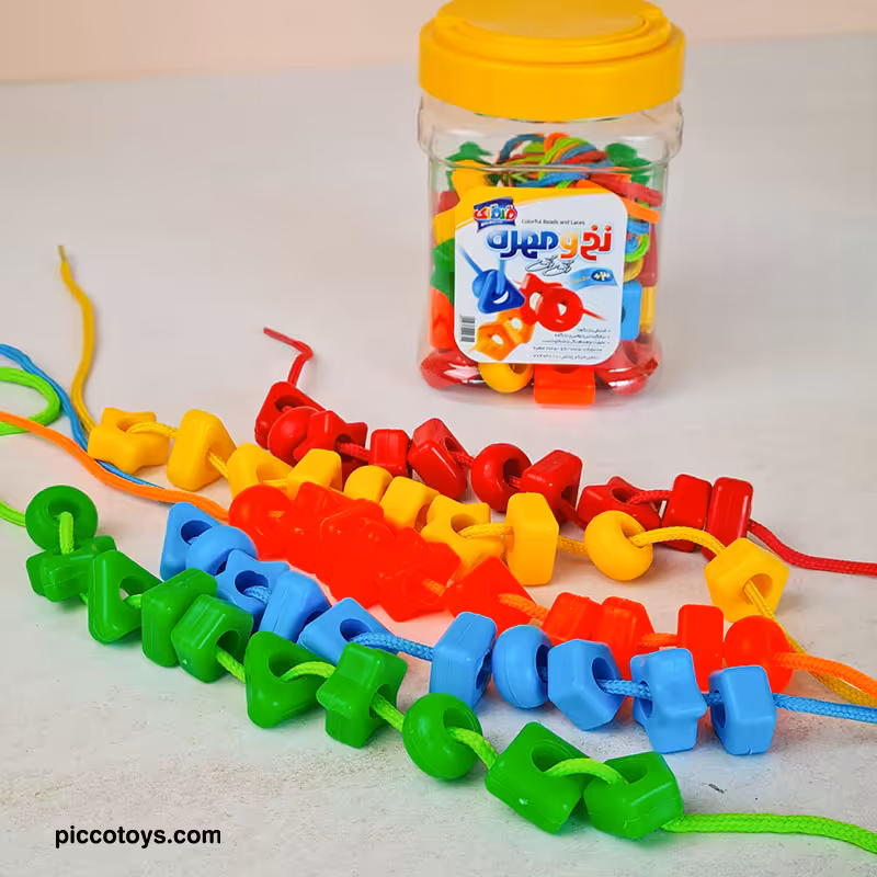 اسباب بازی نخ و مهره 50 عددی کد 4047275