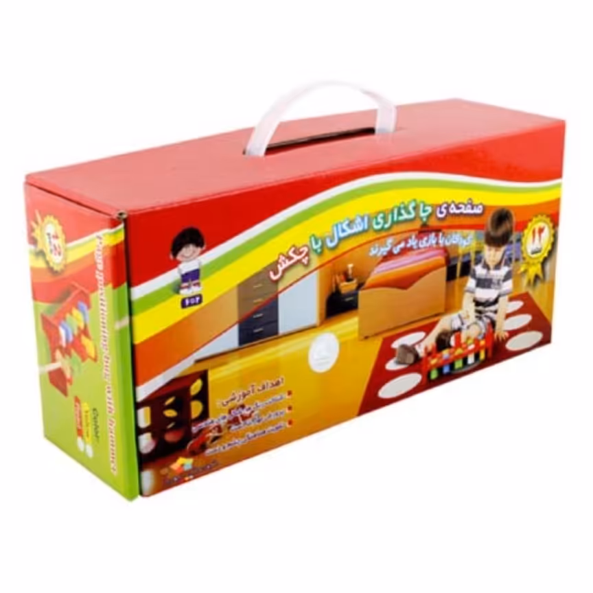 بازی فکری صفحه جایگذاری اشکال با چکش

