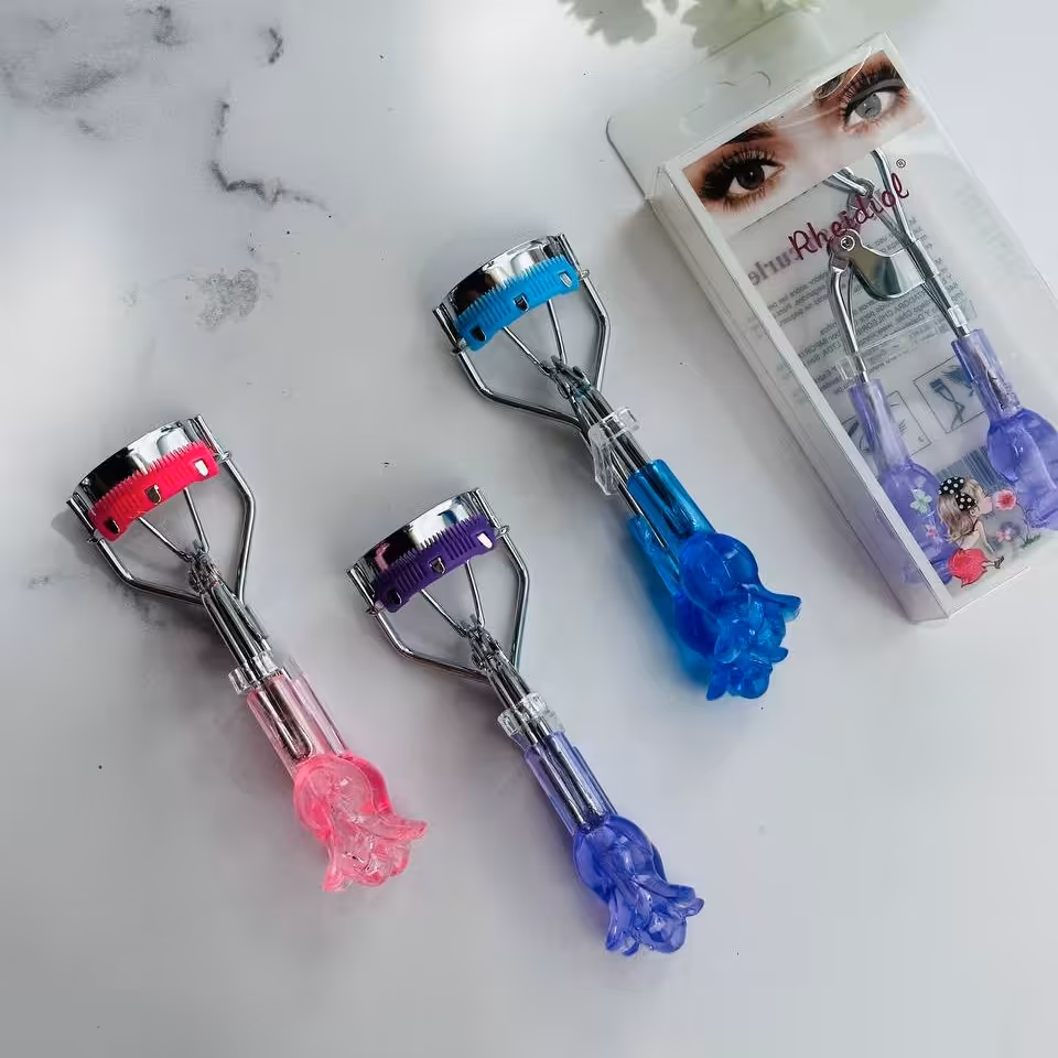 فرمژه استیل طلق دار طرح گل رز 