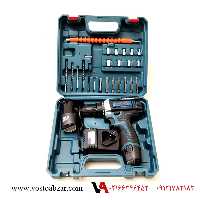 دریل پیچ گوشتی شارژی دوباتری بالوازم پی‌ای‌پی PAP مدل CD-1225