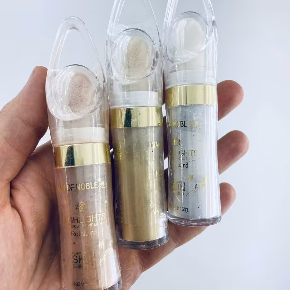 شیمر و هایلایتر بدن و صورت ایمن اف نوبل