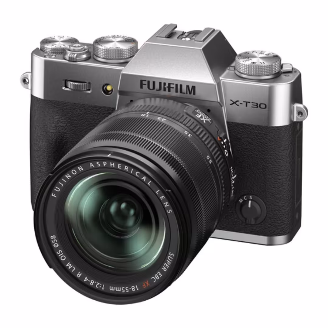دوربین عکاسی فوجی فیلم FUJIFILM X-T30 II Mirrorless Camera with 18-55mm Lens (Silver)