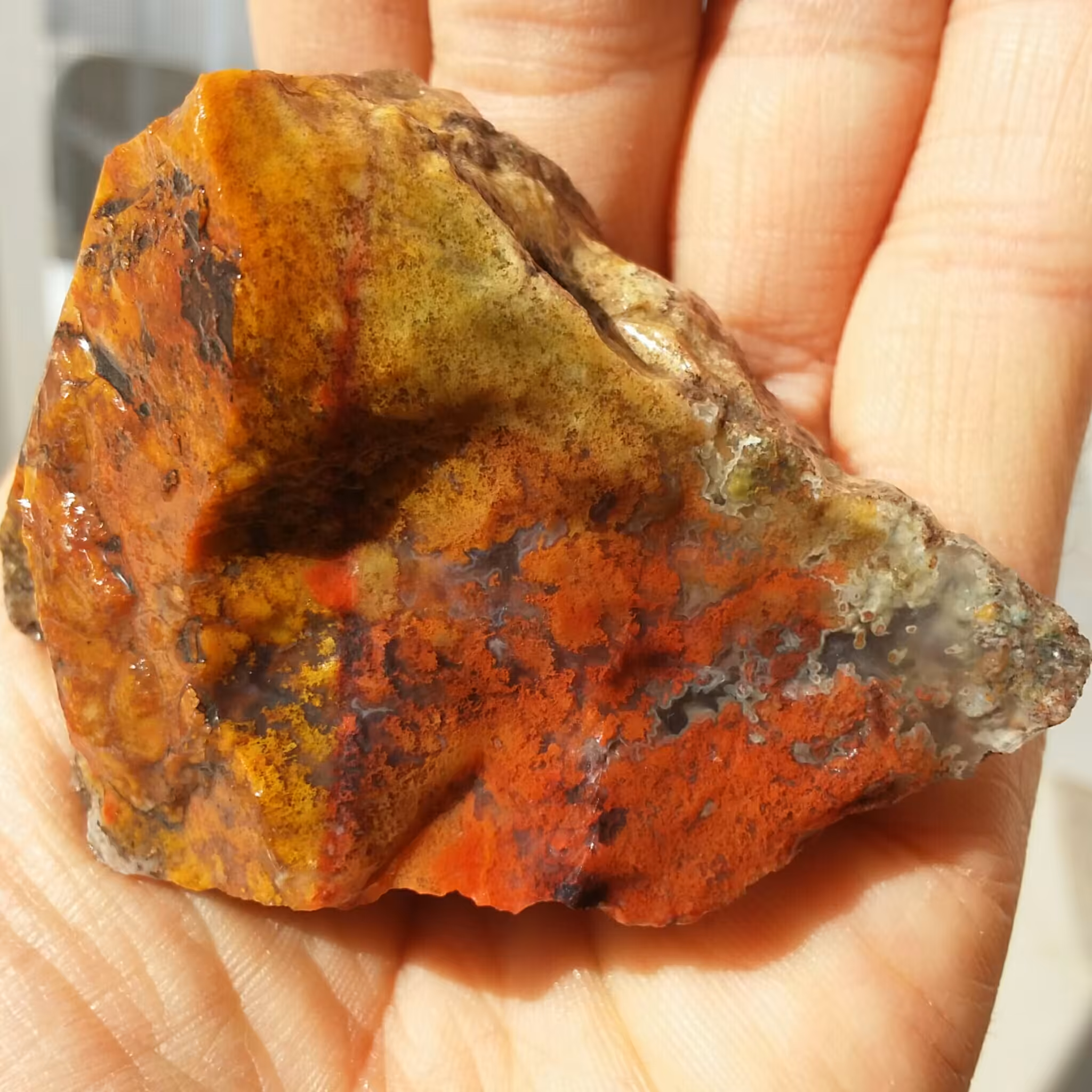 سنگ راف منظره 7رنگ دیددددنی کاملا طبیعی شاهکار خلقت زیباااا محشر