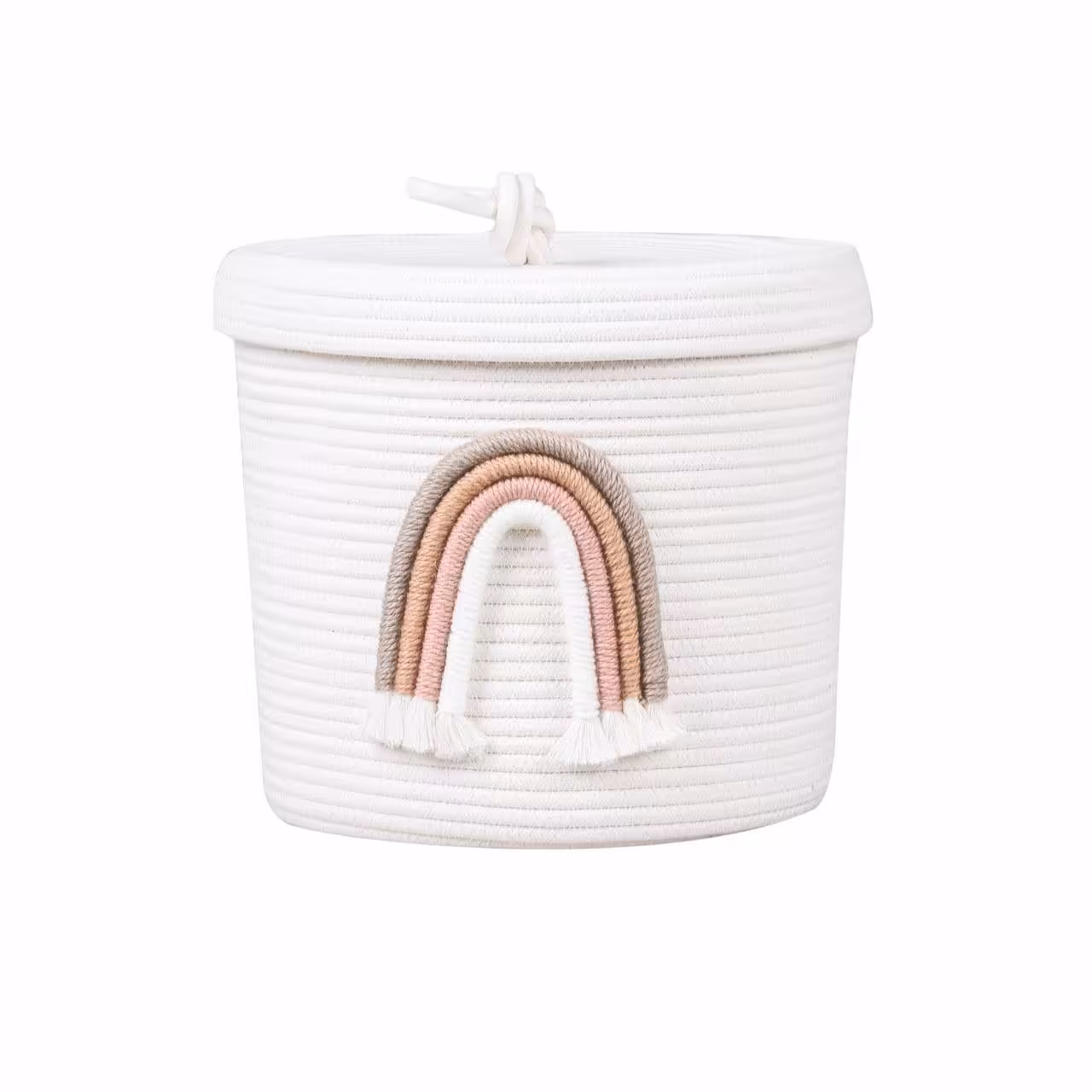 سبد دربدار سوپر لوکس جدید ایسیز اتاق کودک سایز کوچک  طرح رنگین کمان    Isiz