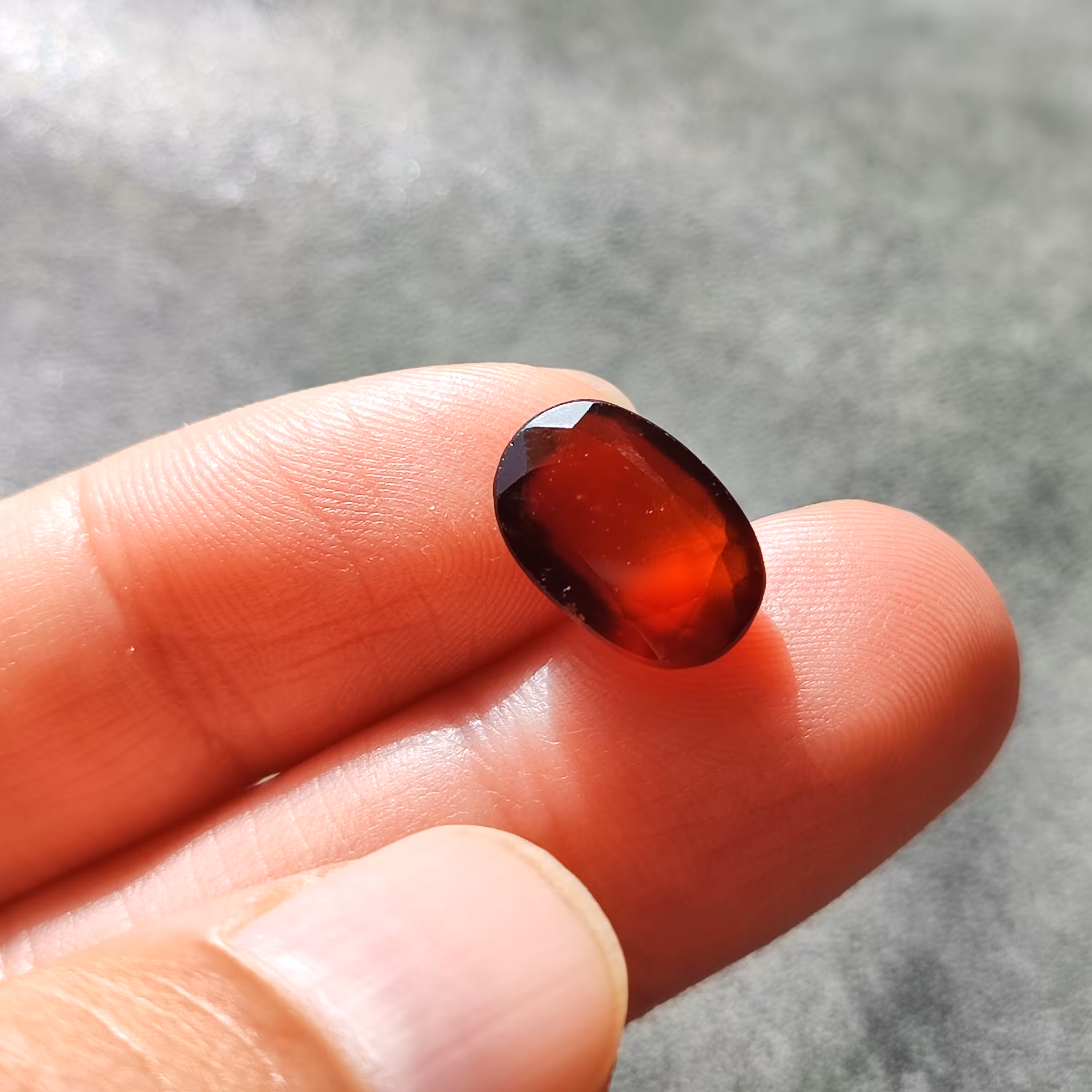 گارنت هسونیت درشت 7 قیراطی خوشرنگ 