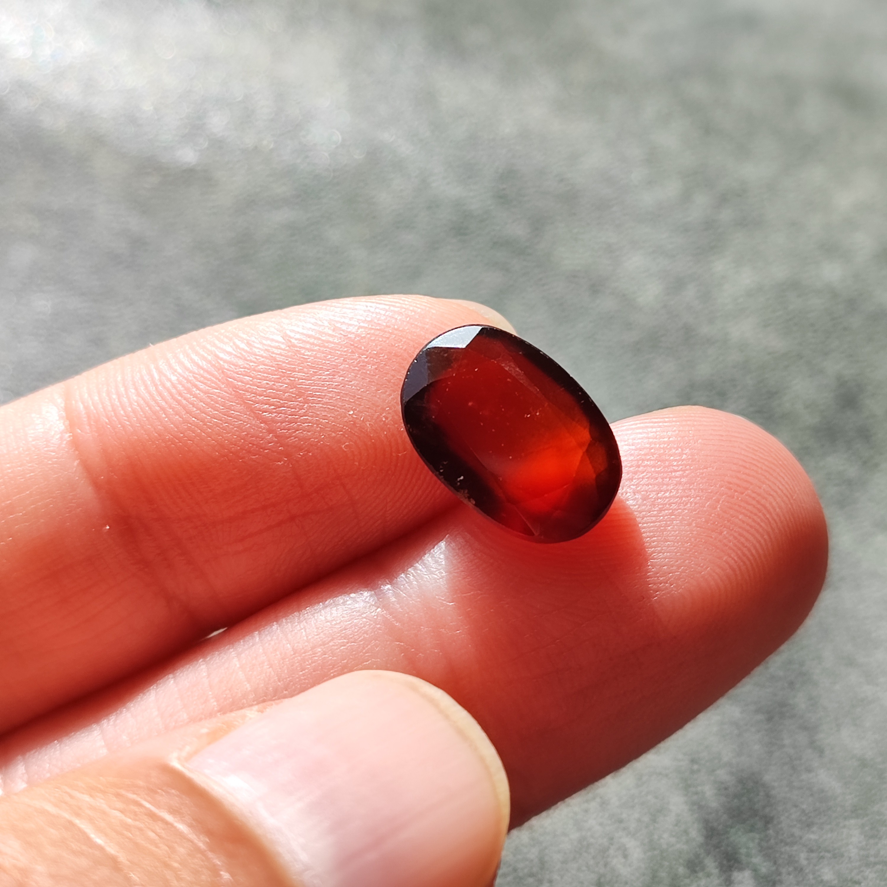 گارنت هسونیت درشت 7 قیراطی خوشرنگ 