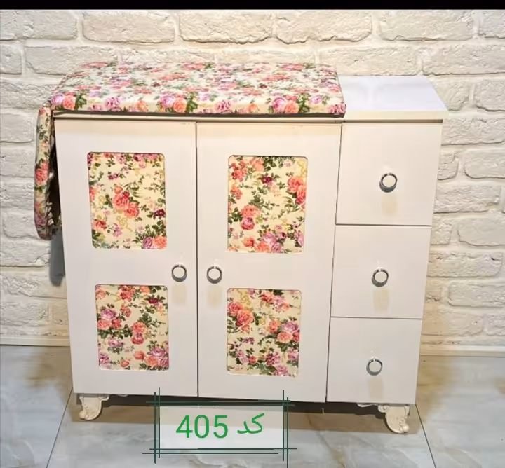 میز اتو و چرخ خیاطی اسانسوری کد 405 | الین دکور