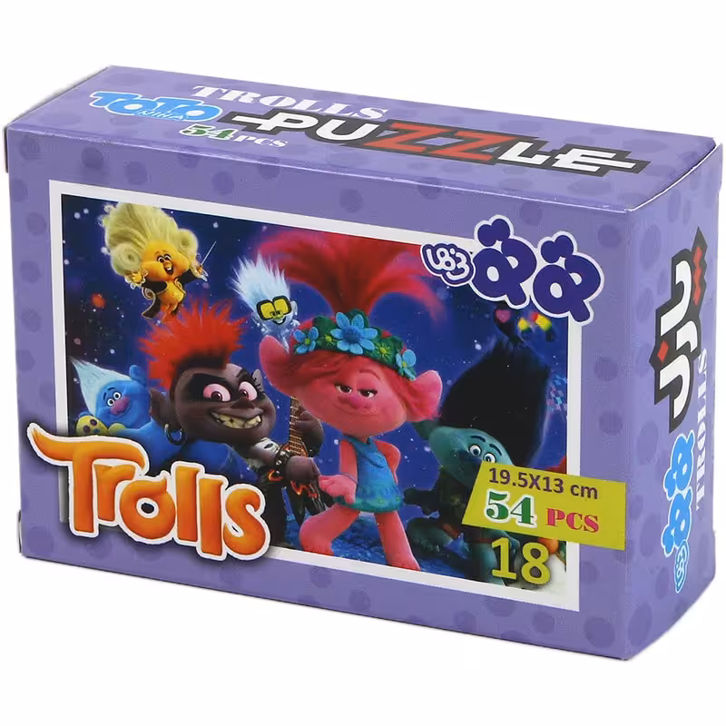 بازی پازل 54 تکه اسباب بازی ها فکرآذین