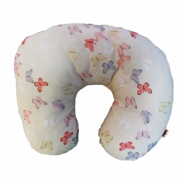 بالش شیردهی (نعل اسبی) طرح پروانه رنگی