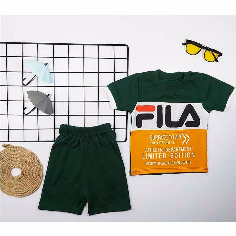 تیشرت و شلوارک پسرانه بچگانه سایز 35 ،40،45جنس پنبه