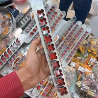  قالب سری زن نخودی 4 گل شیرینی نخودی