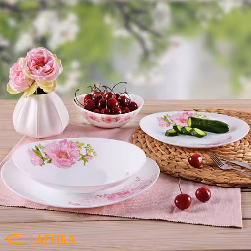 سرویس غذاخوری لیانا پارس اپال 6 نفره بیضی کد 243