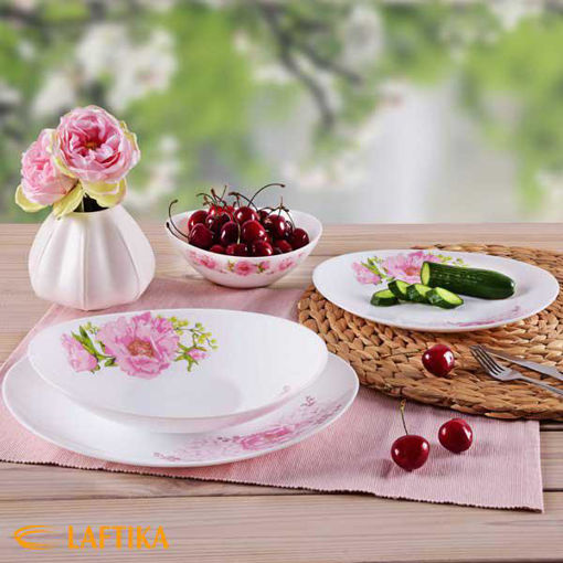 سرویس غذاخوری لیانا پارس اپال 6 نفره بیضی کد 243