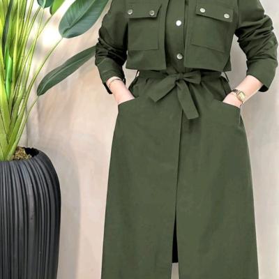 مانتو کتان دانشجویی و بیرونی