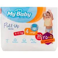 پوشک شورتی مای بی بی سایز4 بسته 30عددی