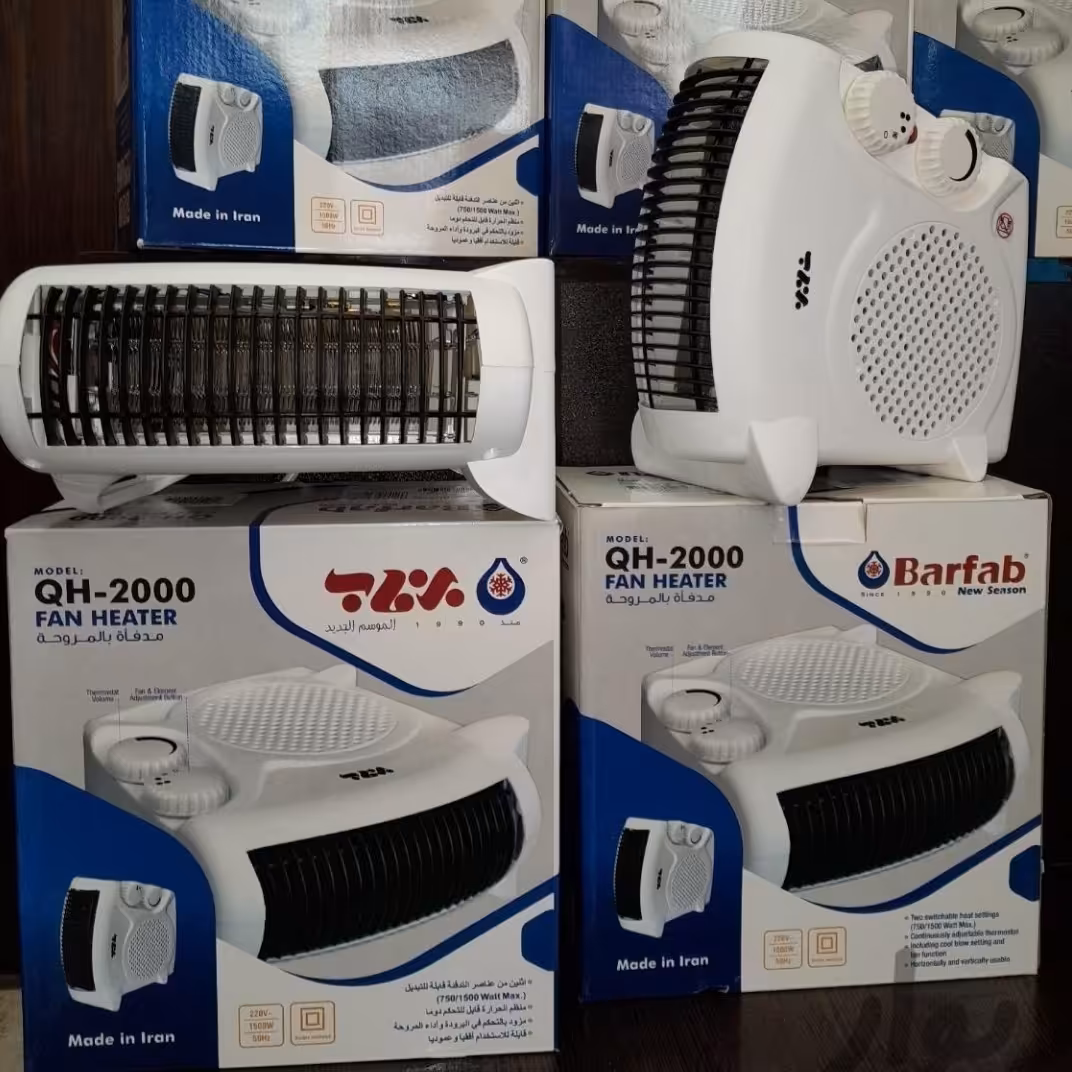 بخاری برقی Qh2000 برفاب فن دار  فن هیتر رومیزی