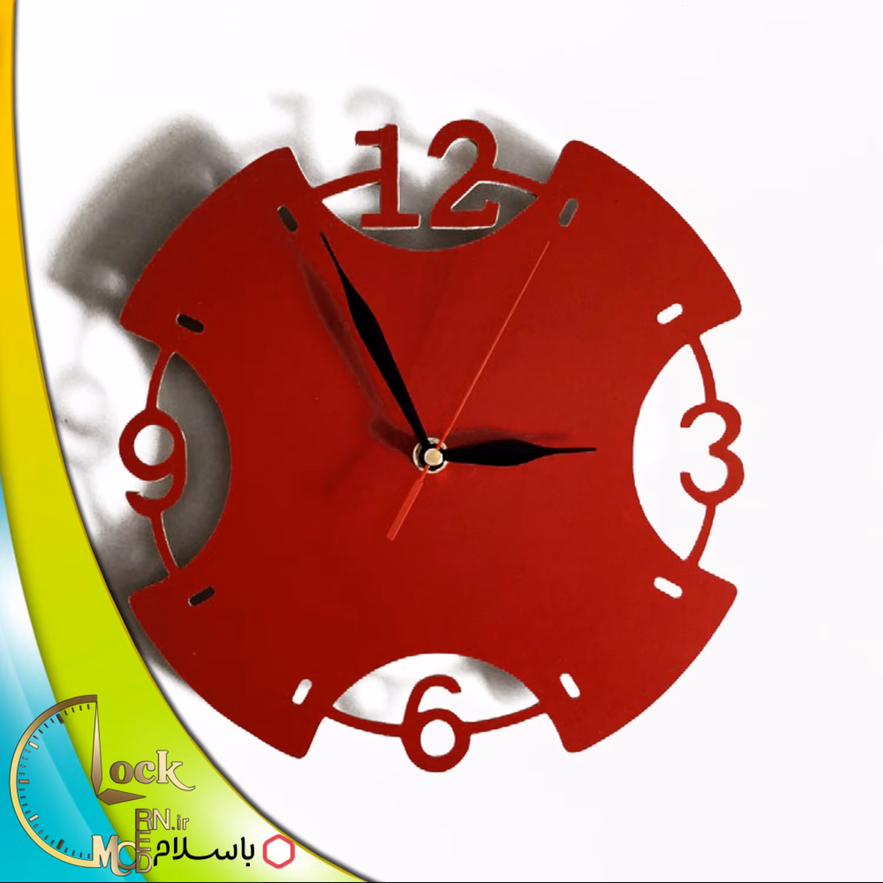 ساعت دیواری طرح فانتزی کد 63 (پس کرایه)