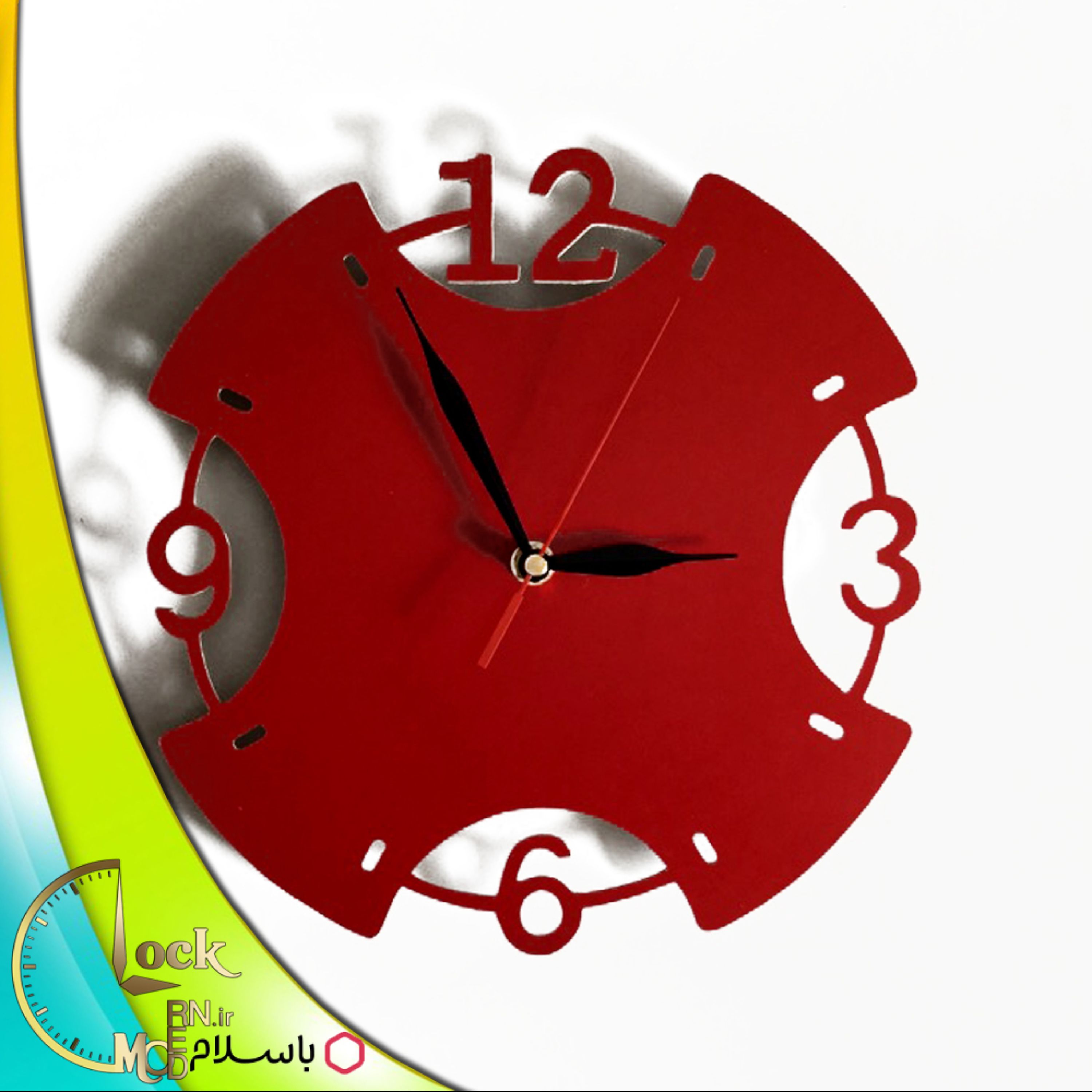ساعت دیواری طرح فانتزی کد 63 (پس کرایه)