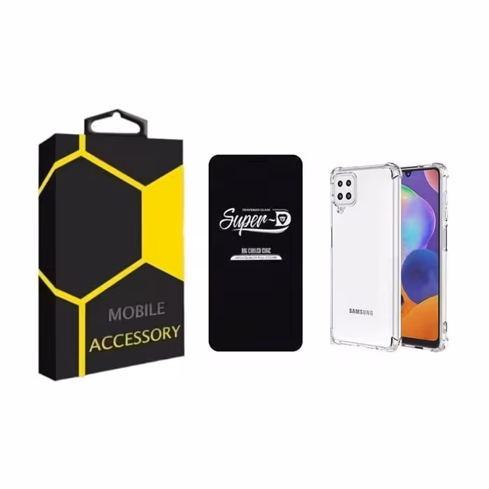 کاور مناسب برای گوشی موبایل سامسونگ Galaxy A22 4G به همراه محافظ صفحه نمایش