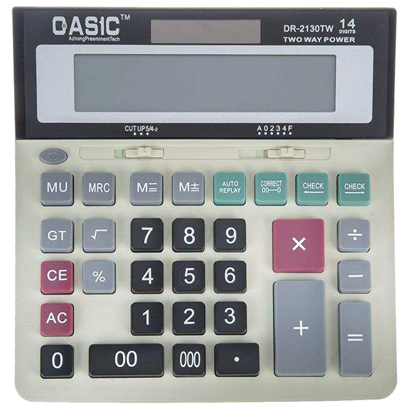خرید ماشین حساب کاسیک مدل Qasic DR-2130TW